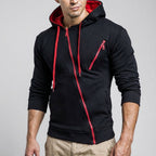 Men's zip-up pocket sweatshirt — additional view