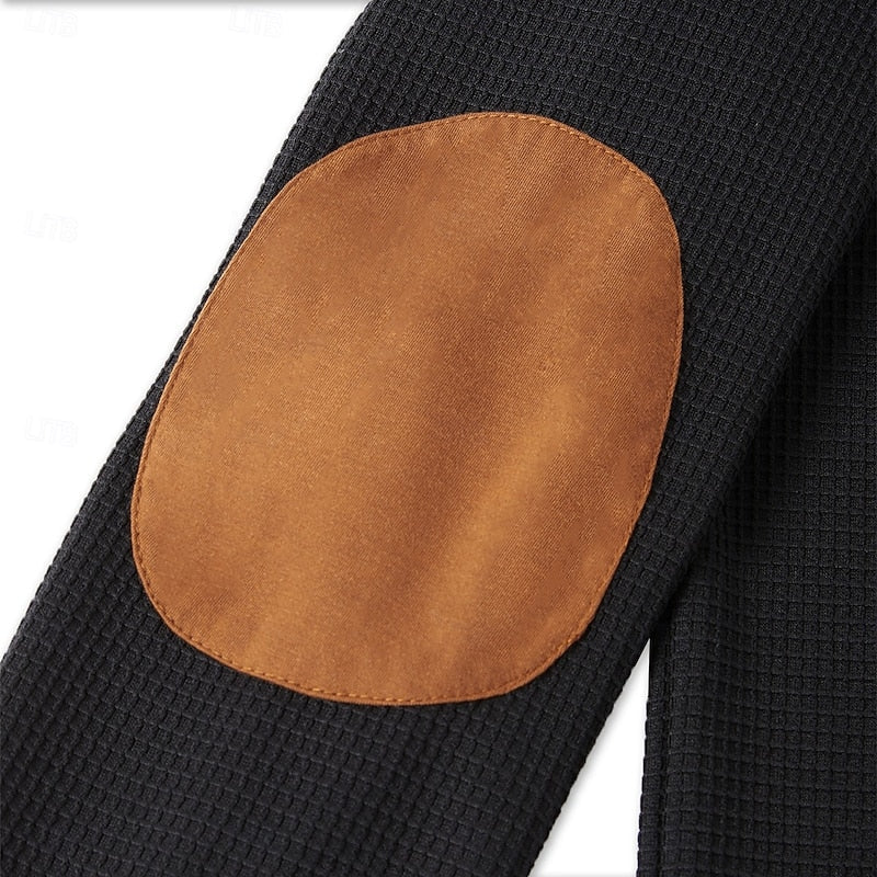 Men's textured quarter-zip sweater — additional view