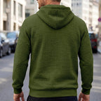 Edwin | Textured Pullover Hooded Sweatshirt